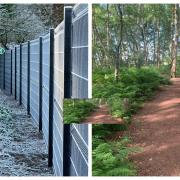 The erection of 'horrendous' fencing round Toft Wood has incensed residenets