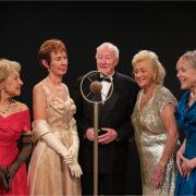 From left, Diana Boswell, Melanie Davy, Fred Donnan, Barbara Berry and Jane Anderson in a scene from 'Murder in the Studio'