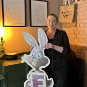 Laura Christie, of Linden Stores,  a Knutsford restaurant sponsoring this year's Bunny Hop
