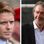 Hugh Grosvenor, Duke of Westminster (left) and Sir Jim Ratcliffe aren't short of a bob or two according to the Sunday Times Rich List