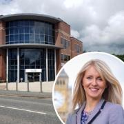 Esther McVey, inset, has criticised Cheshire East Council