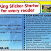 A Lion King sticker starter pack for every reader!