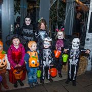 Youngsters taking part in the Pumpkin Path, which went down well with our columnist