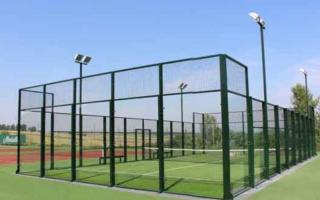 A padel tennis court